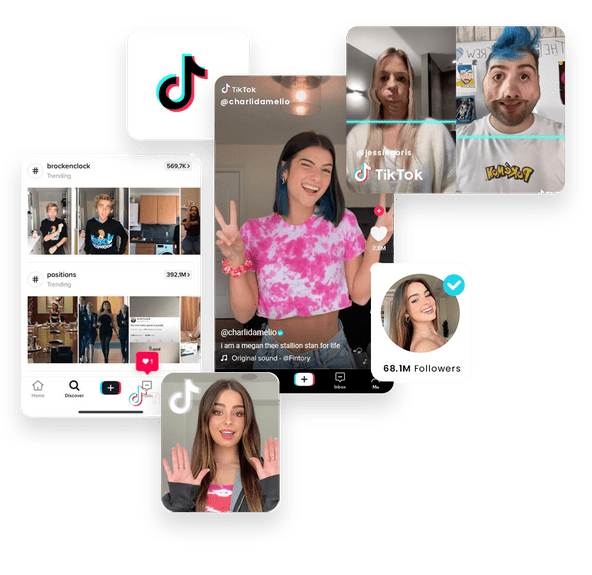 personas usando tiktok